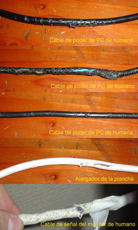 Cables mascados